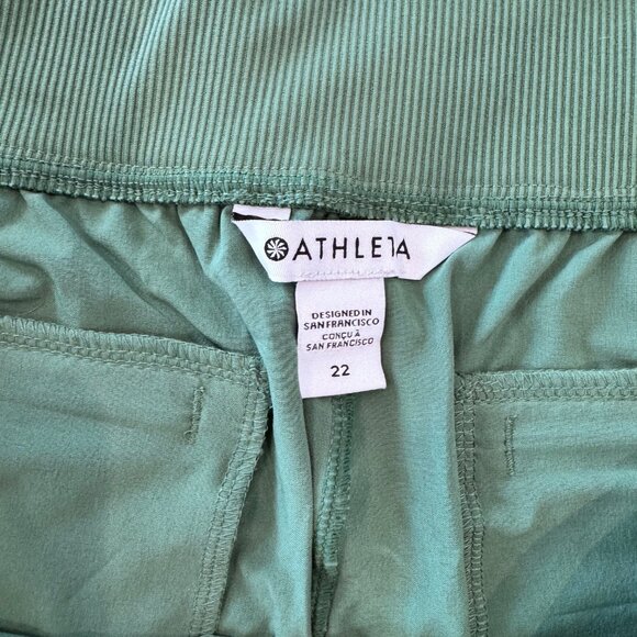 Athleta Green Lightweight Running Pants, Plus Size 22 - Picture 5 of 8